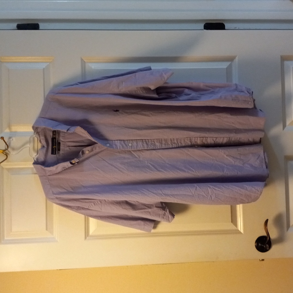 Ralph Lauren Mens Plaid Button-Down Shirt Size 4XB/4G